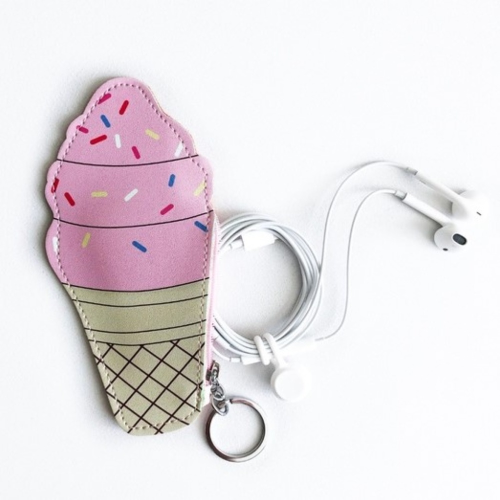 Fun Faux Leather Ice Cream Cone Purse BRAND NEW!